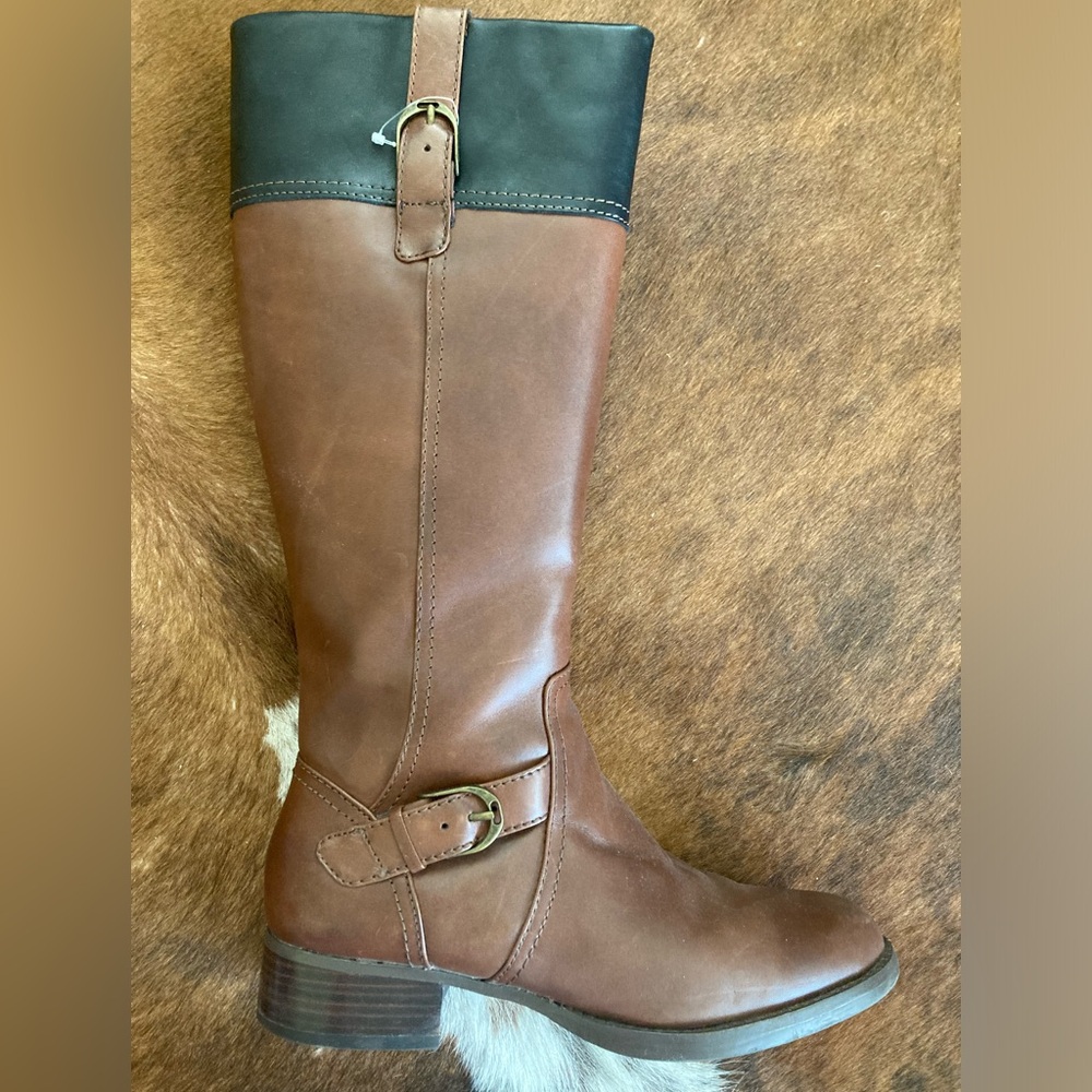 Ariat “York” Tall Calf Width Color-Block Boot, Bl… - image 2